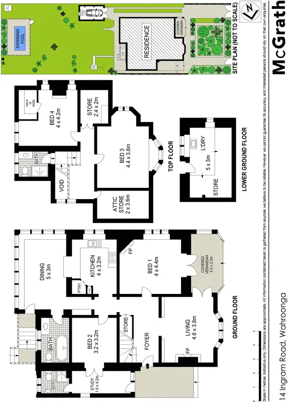 Floorplan of Homely house listing, 14 Ingram Road, Wahroonga NSW 2076