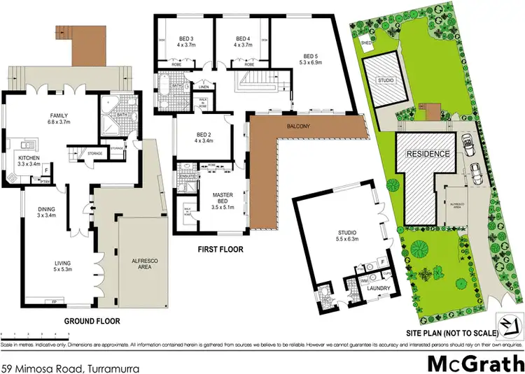 Floorplan of Homely house listing, 59 Mimosa Road, Turramurra NSW 2074