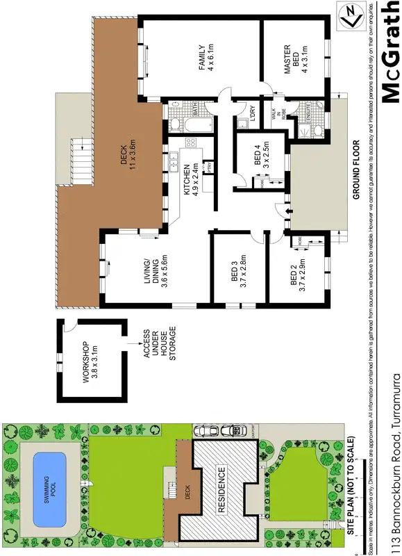 Floorplan of Homely house listing, 113 Bannockburn Road, Turramurra NSW 2074
