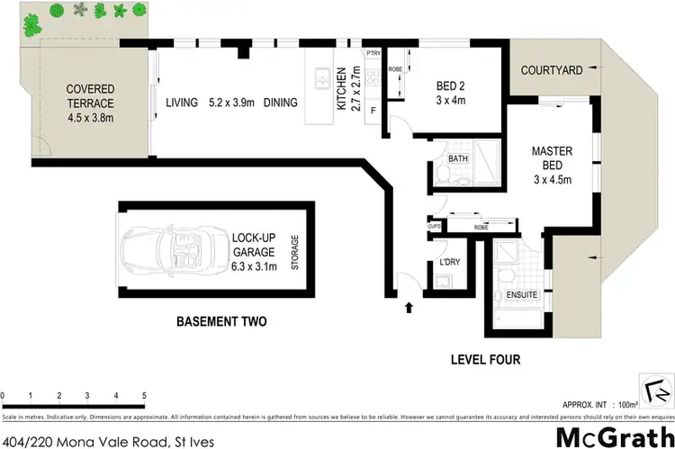 Floorplan of Homely apartment listing, 404/220 Mona Vale Road, St Ives NSW 2075