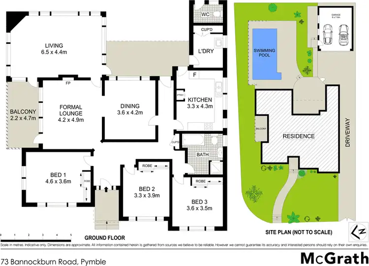 Floorplan of Homely house listing, 73 Bannockburn Road, Pymble NSW 2073