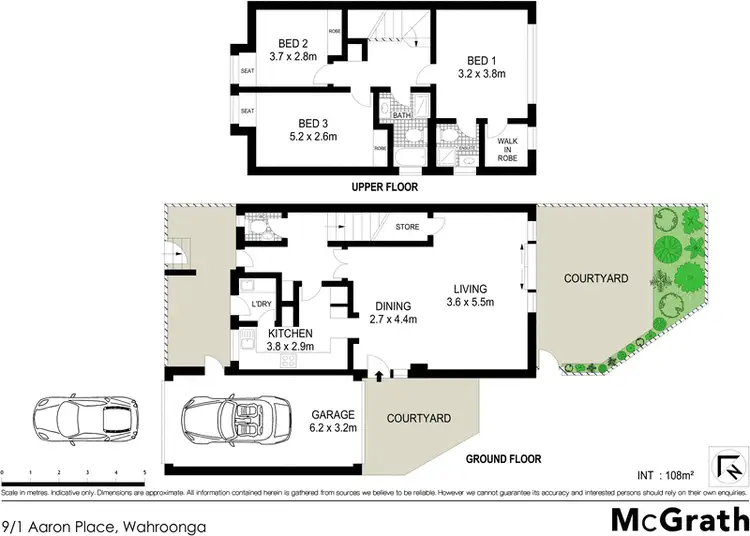 Floorplan of Homely townhouse listing, 9/1 Aaron Place, Wahroonga NSW 2076