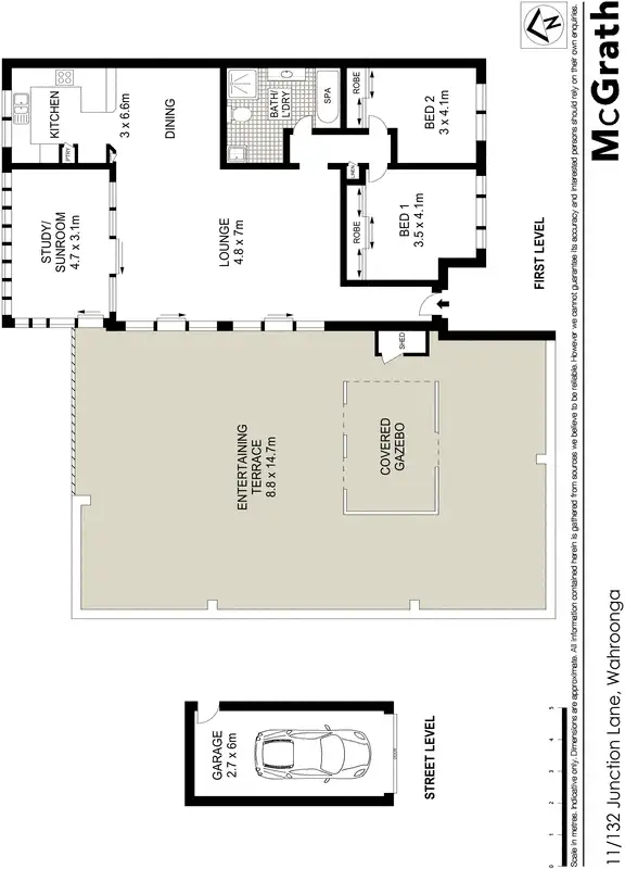 Floorplan of Homely apartment listing, 11/132 Junction Lane, Wahroonga NSW 2076