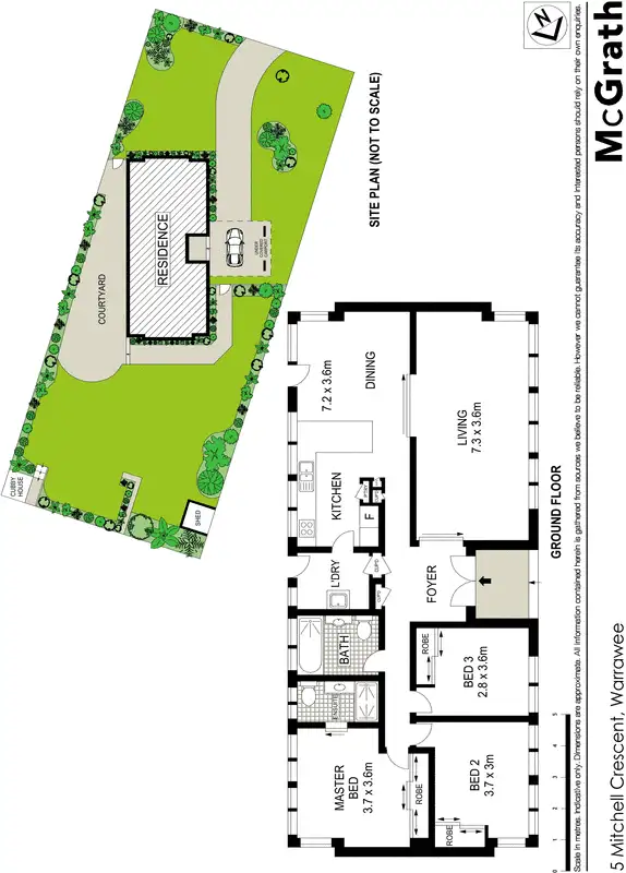 Floorplan of Homely house listing, 5 Mitchell Crescent, Warrawee NSW 2074