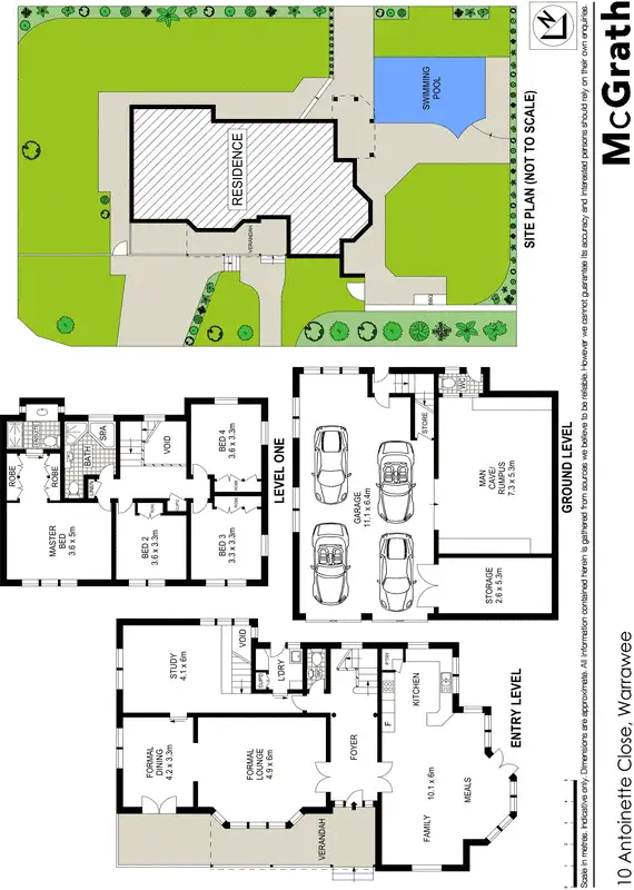 Floorplan of Homely house listing, 10 Antoinette Close, Warrawee NSW 2074