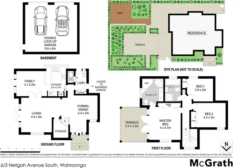 Floorplan of Homely townhouse listing, 6/3 Neringah Avenue South, Wahroonga NSW 2076
