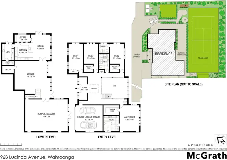 Floorplan of Homely house listing, 96B Lucinda Avenue, Wahroonga NSW 2076
