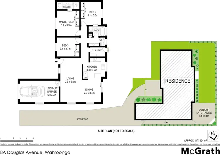 Floorplan of Homely house listing, 8A Douglas Avenue, Wahroonga NSW 2076