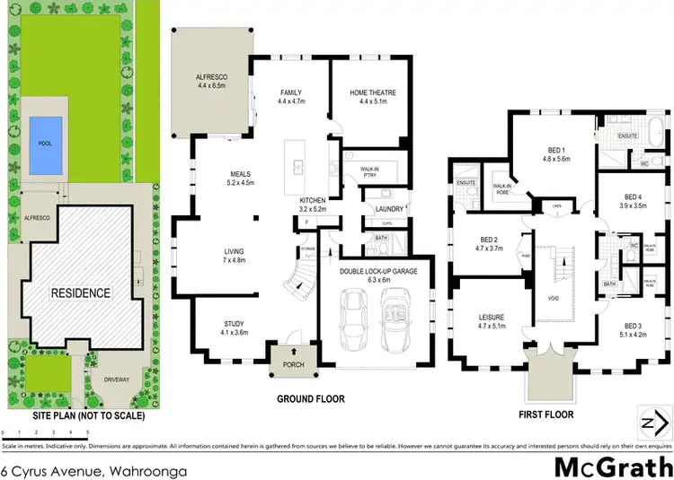 Floorplan of Homely house listing, 6 Cyrus Avenue, Wahroonga NSW 2076