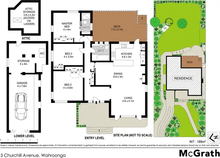 Floorplan of Homely house listing, 5 Churchill Avenue, Wahroonga NSW 2076