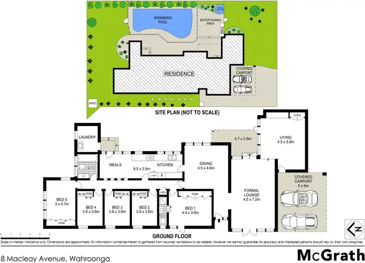Floorplan of Homely house listing, 8 Macleay Avenue, Wahroonga NSW 2076