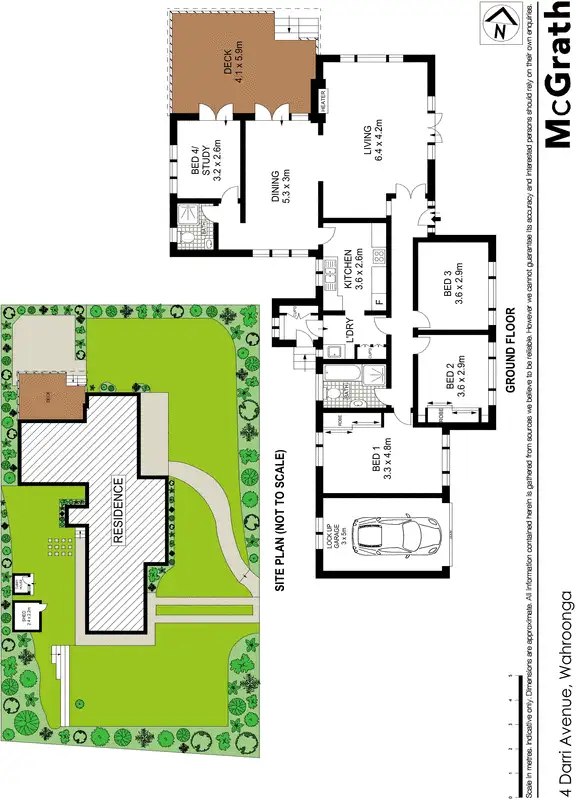 Floorplan of Homely house listing, 4 Darri Avenue, Wahroonga NSW 2076