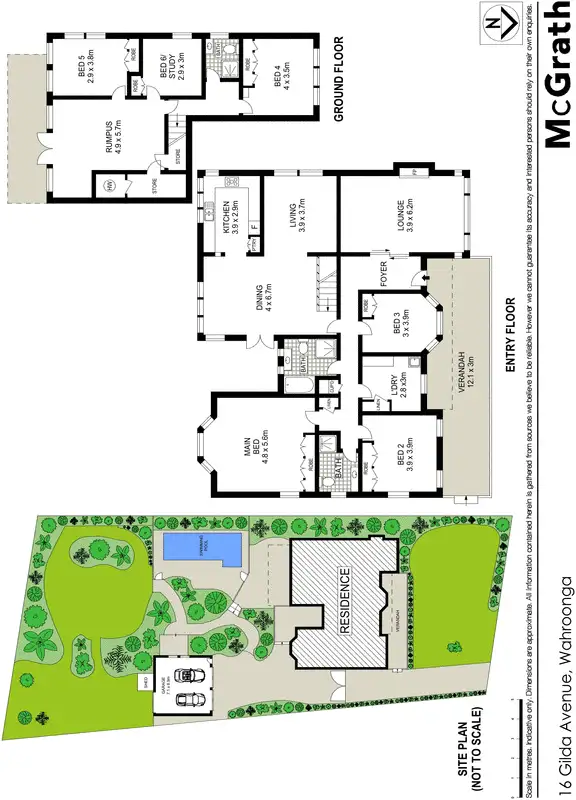 Floorplan of Homely house listing, 16 Gilda Avenue, Wahroonga NSW 2076
