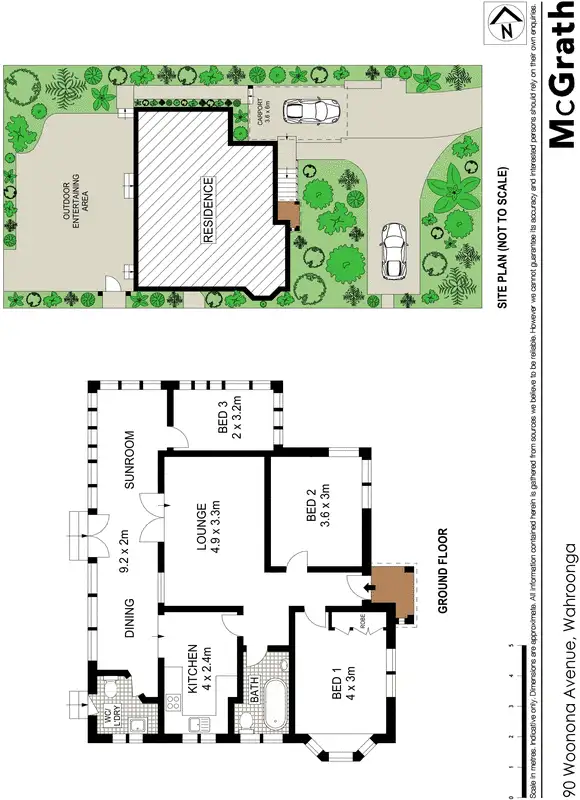 Floorplan of Homely house listing, 90 Woonona Avenue, Wahroonga NSW 2076