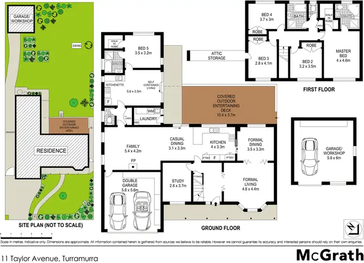 Floorplan of Homely house listing, 11 Taylor Avenue, Turramurra NSW 2074