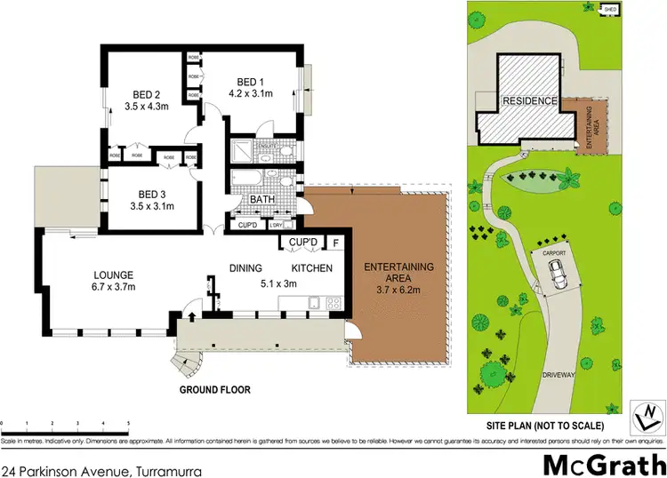 Floorplan of Homely house listing, 24 Parkinson Avenue, Turramurra NSW 2074