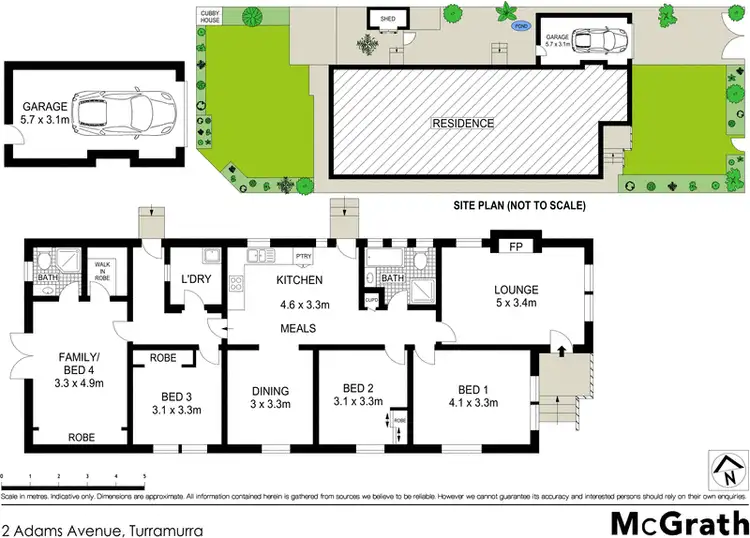 Floorplan of Homely house listing, 2 Adams Avenue, Turramurra NSW 2074