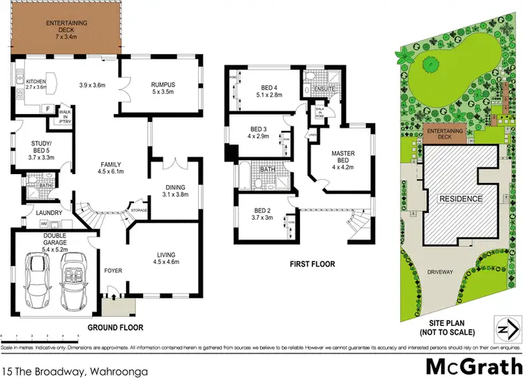 Floorplan of Homely house listing, 15 The Broadway, Wahroonga NSW 2076