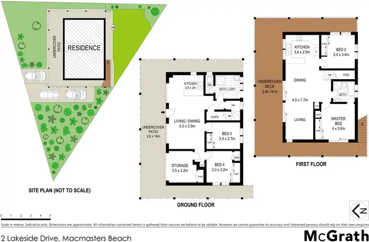 Floorplan of Homely house listing, 2 Lakeside Drive, Macmasters Beach NSW 2251