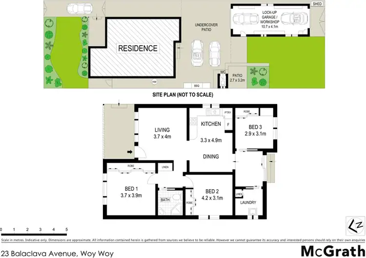 Floorplan of Homely house listing, 23 Balaclava Avenue, Woy Woy NSW 2256