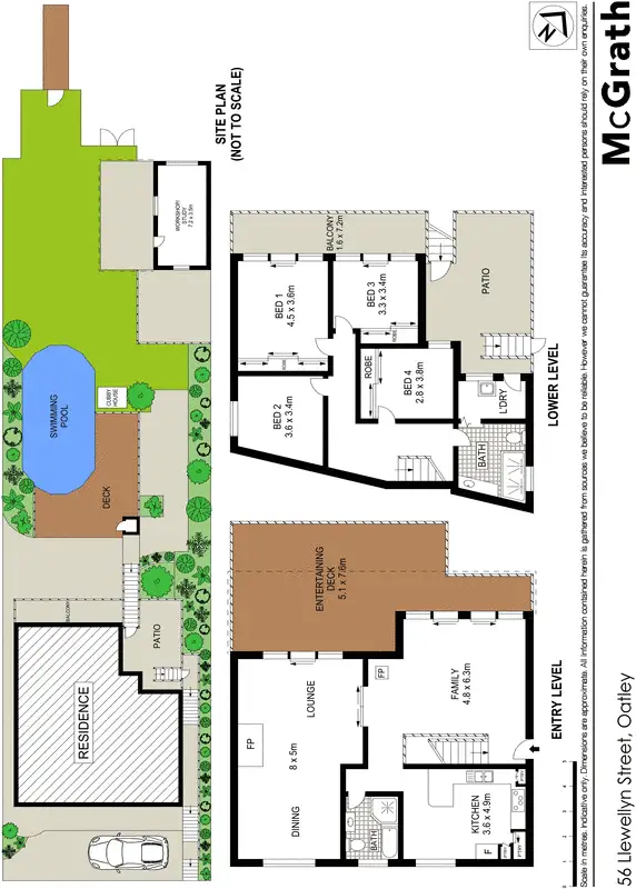 Floorplan of Homely house listing, 56 Llewellyn Street, Oatley NSW 2223