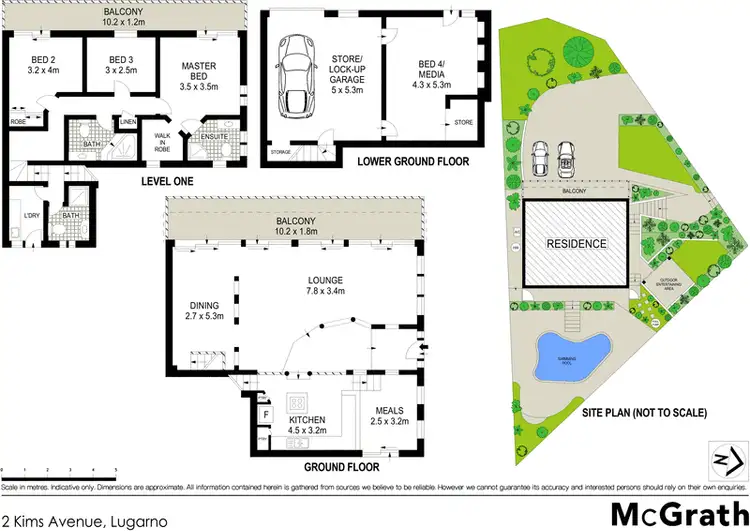 Floorplan of Homely house listing, 2 Kims Avenue, Lugarno NSW 2210