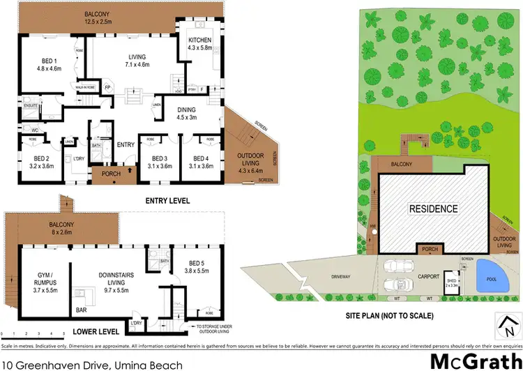 Floorplan of Homely house listing, 10 Greenhaven Drive, Umina Beach NSW 2257