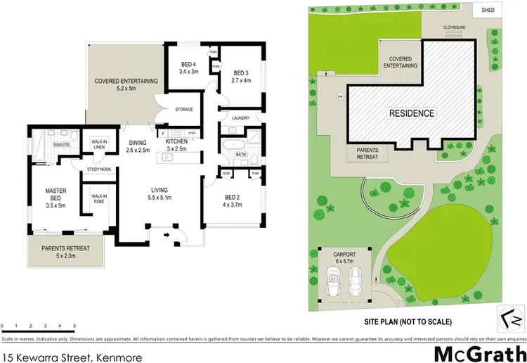 Floorplan of Homely house listing, 15 Kewarra Street, Kenmore QLD 4069