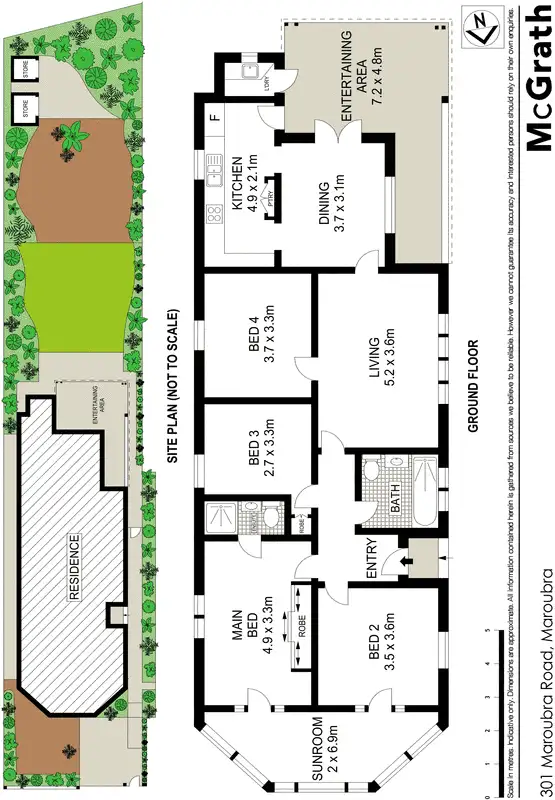 Floorplan of Homely house listing, 301 Maroubra Road, Maroubra NSW 2035
