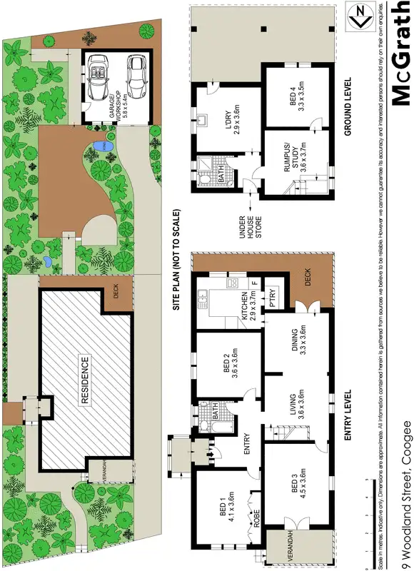 Floorplan of Homely house listing, 9 Woodland Street, Coogee NSW 2034