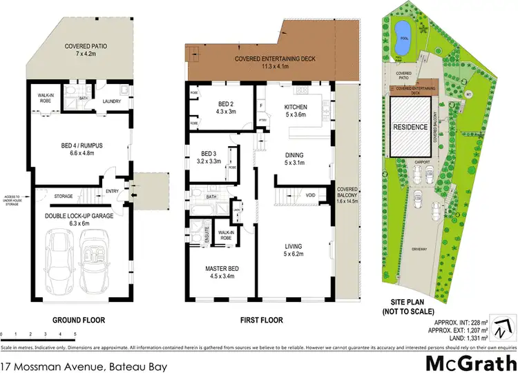 Floorplan of Homely house listing, 17 Mossman Avenue, Bateau Bay NSW 2261