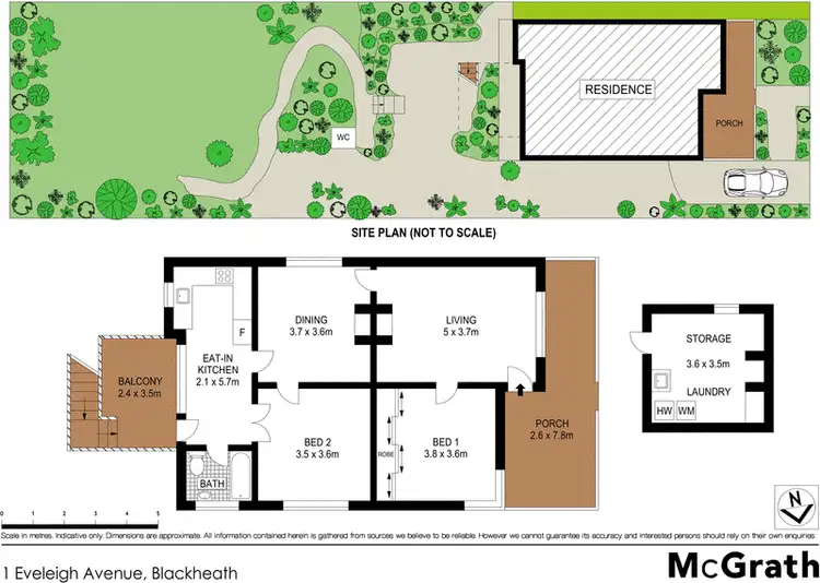Floorplan of Homely house listing, 1 Eveleigh Avenue, Blackheath NSW 2785