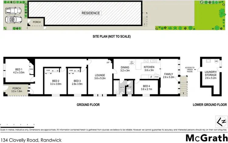 Floorplan of Homely house listing, 134 Clovelly Road, Randwick NSW 2031