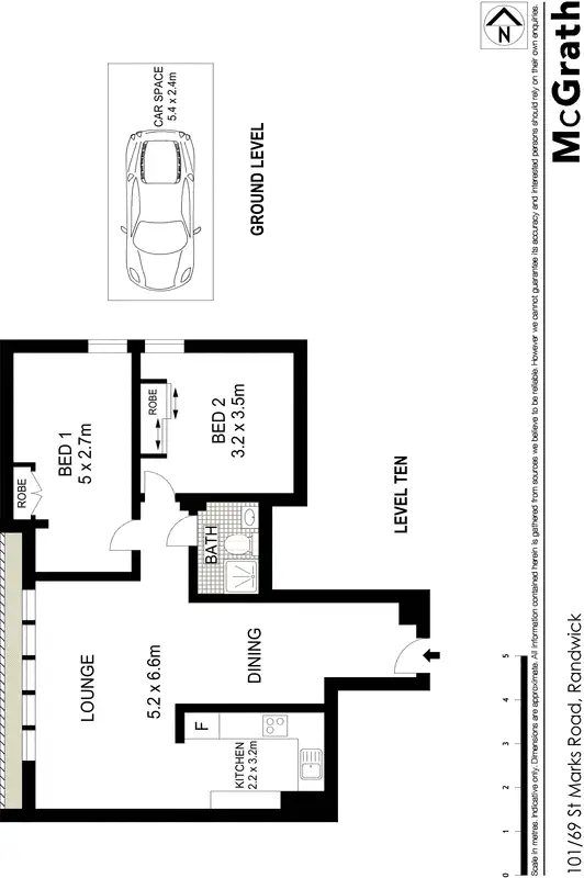 Floorplan of Homely apartment listing, 101/69 St Marks Road, Randwick NSW 2031