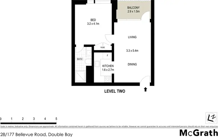 Floorplan of Homely apartment listing, 28/177 Bellevue Road, Double Bay NSW 2028