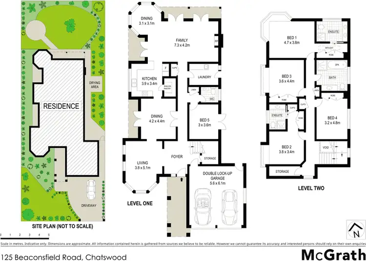 Floorplan of Homely house listing, 125 Beaconsfield Road, Chatswood NSW 2067