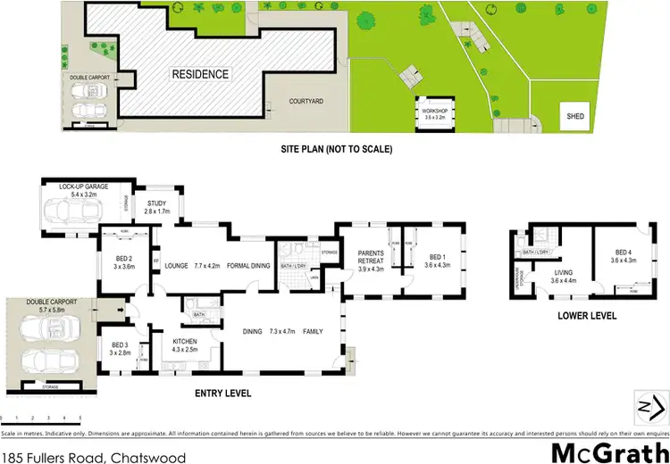 Floorplan of Homely house listing, 185 Fullers Road, Chatswood NSW 2067