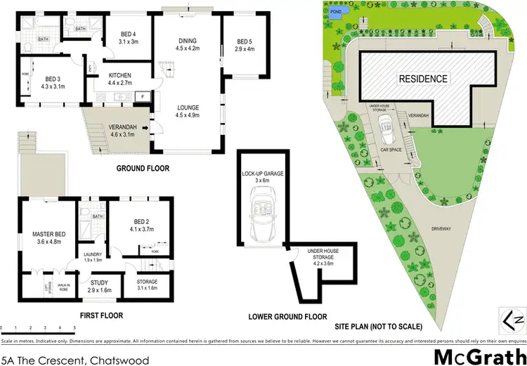 Floorplan of Homely house listing, 5A The Crescent, Chatswood NSW 2067