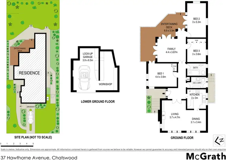 Floorplan of Homely house listing, 37 Hawthorne Avenue, Chatswood NSW 2067