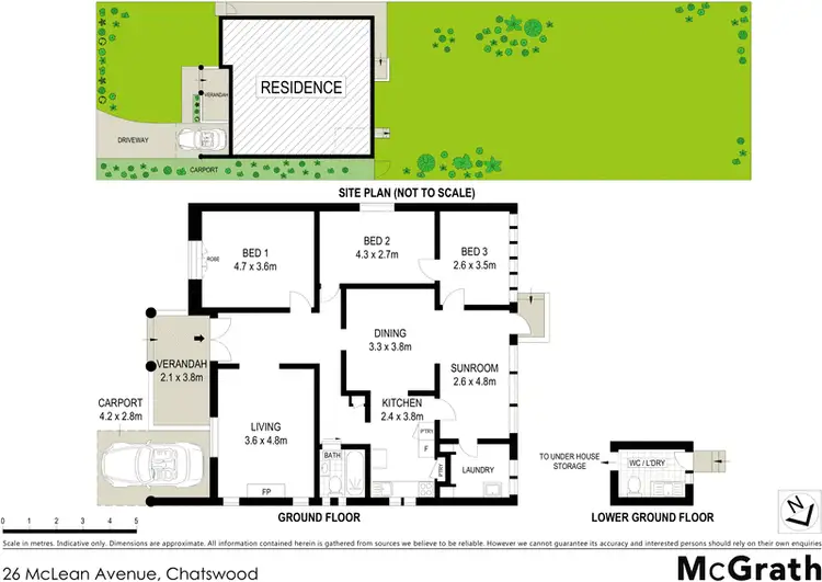 Floorplan of Homely house listing, 26 McLean Avenue, Chatswood NSW 2067