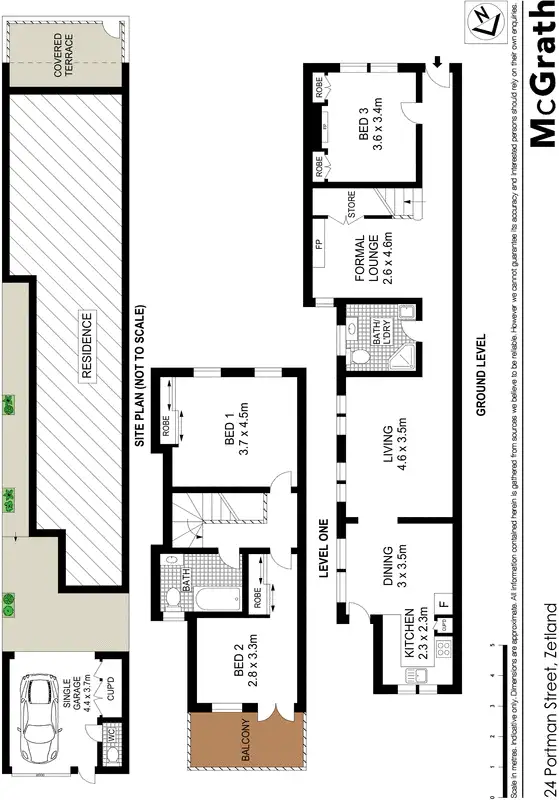 Floorplan of Homely house listing, 24 Portman Street, Zetland NSW 2017