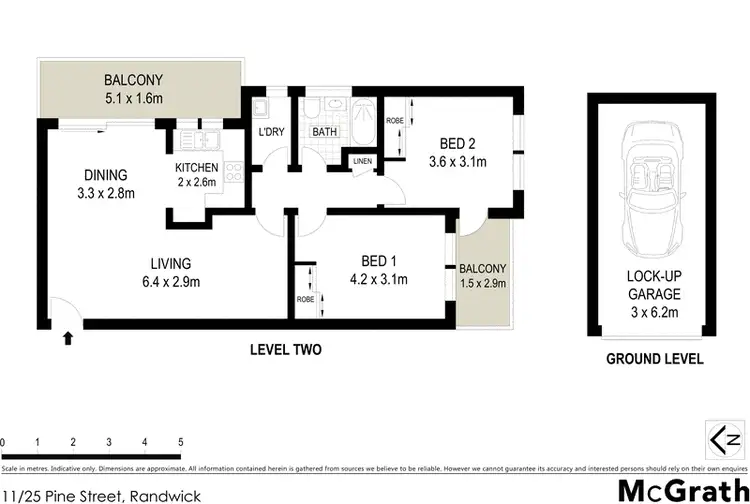 Floorplan of Homely apartment listing, 11/25 Pine Street, Randwick NSW 2031