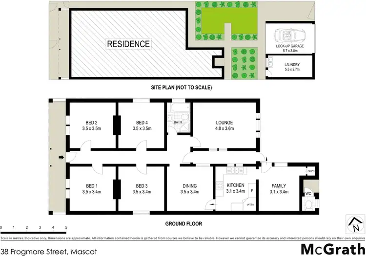 Floorplan of Homely house listing, 38 Frogmore Street, Mascot NSW 2020