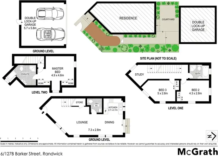 Floorplan of Homely townhouse listing, 6/127B Barker Street, Kingsford NSW 2032