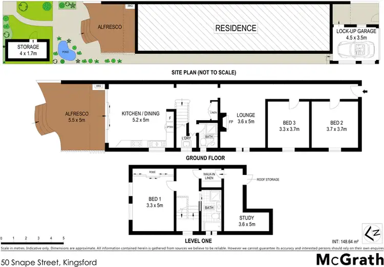 Floorplan of Homely house listing, 50 Snape Street, Kingsford NSW 2032