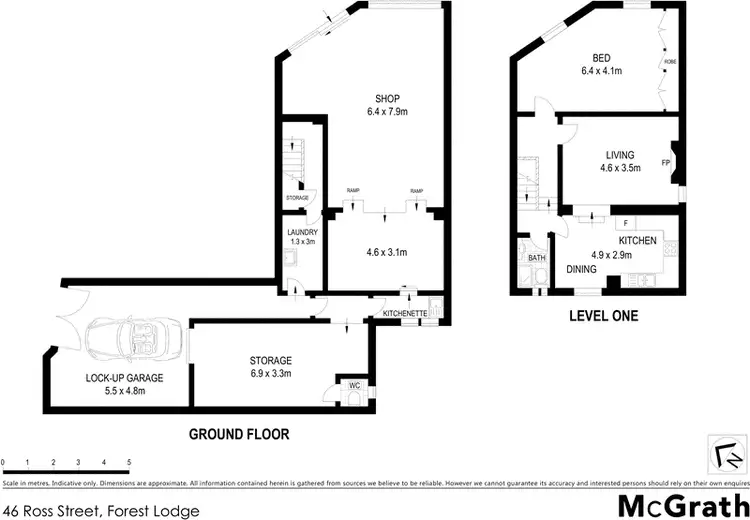Floorplan of Homely house listing, 46 Ross Street, Forest Lodge NSW 2037