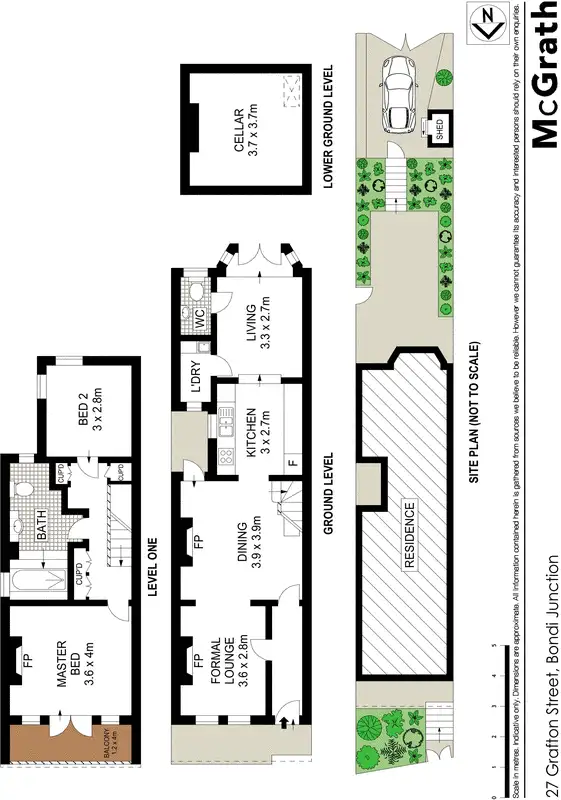 Floorplan of Homely house listing, 27 Grafton Street, Bondi Junction NSW 2022