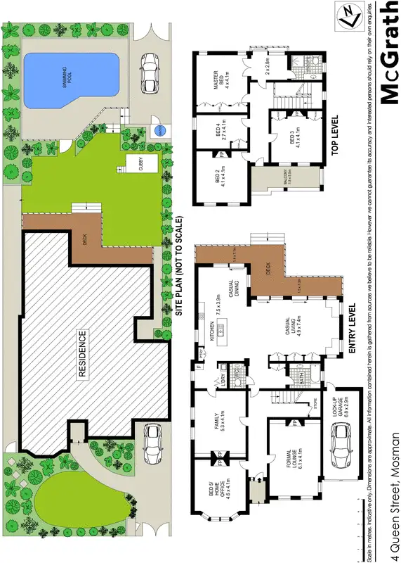 Floorplan of Homely house listing, 4 Queen Street, Mosman NSW 2088