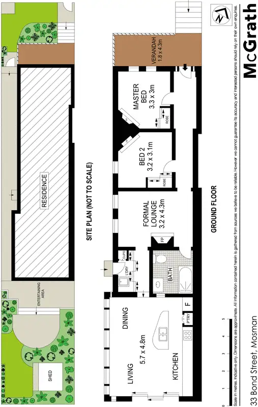 Floorplan of Homely house listing, 33 Bond Street, Mosman NSW 2088