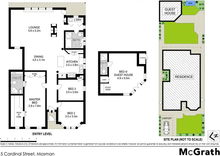 Floorplan of Homely house listing, 5 Cardinal Street, Mosman NSW 2088